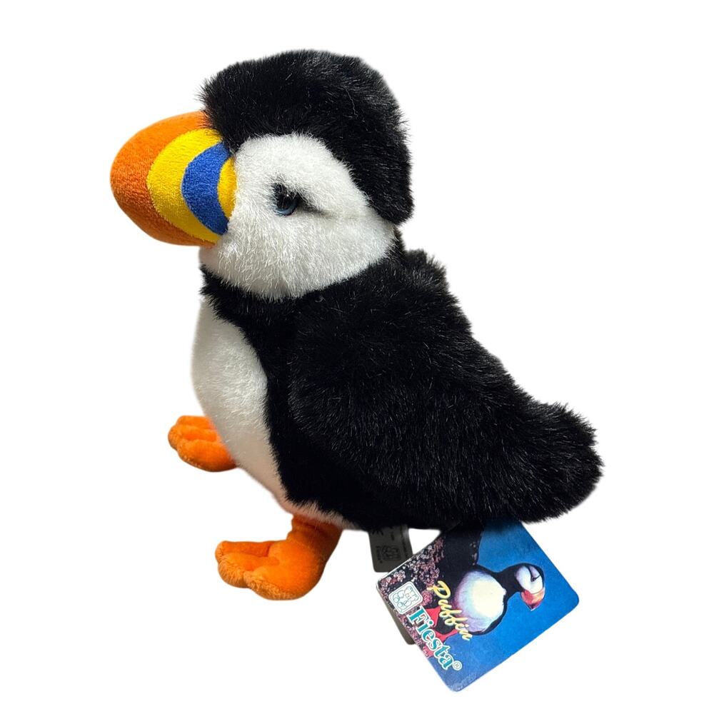NWT Puffin Plush Fiesta Toy Stuffed Animal Vintage Bird 11 Inches 1997 Vtg Tags